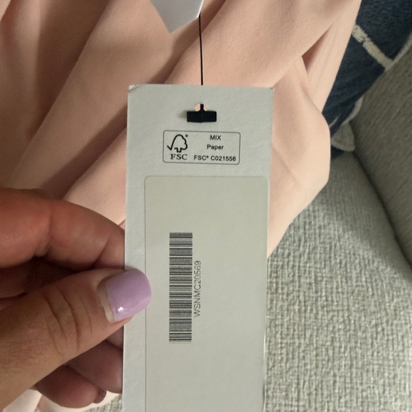 REVOLVE Susana Monaco Blush Pink Bodycon Scoop Neck Maxi Dress.  Sm - Picture 10 of 12